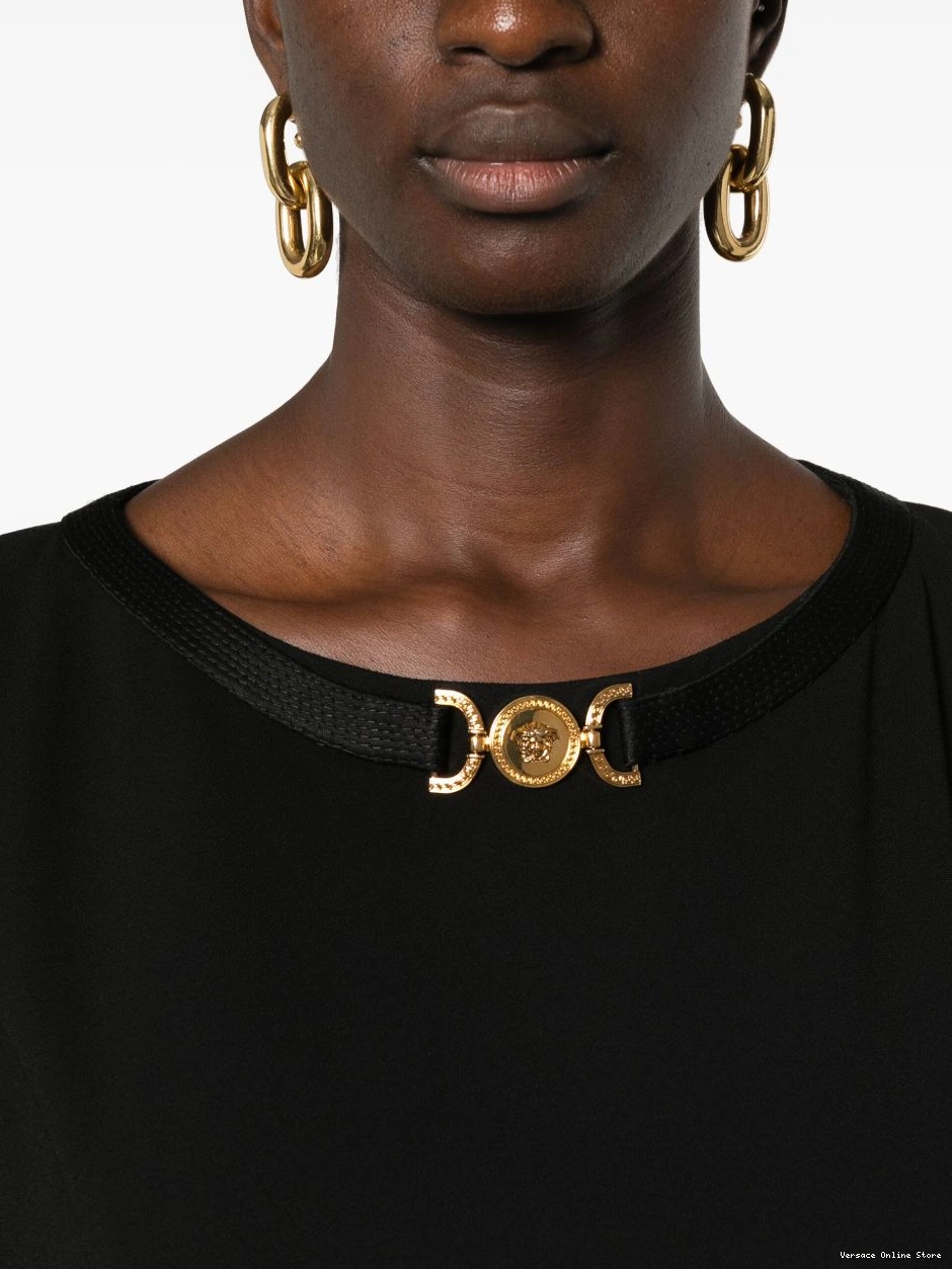 Cheap Women Versace dress Medusa Head midi 0825